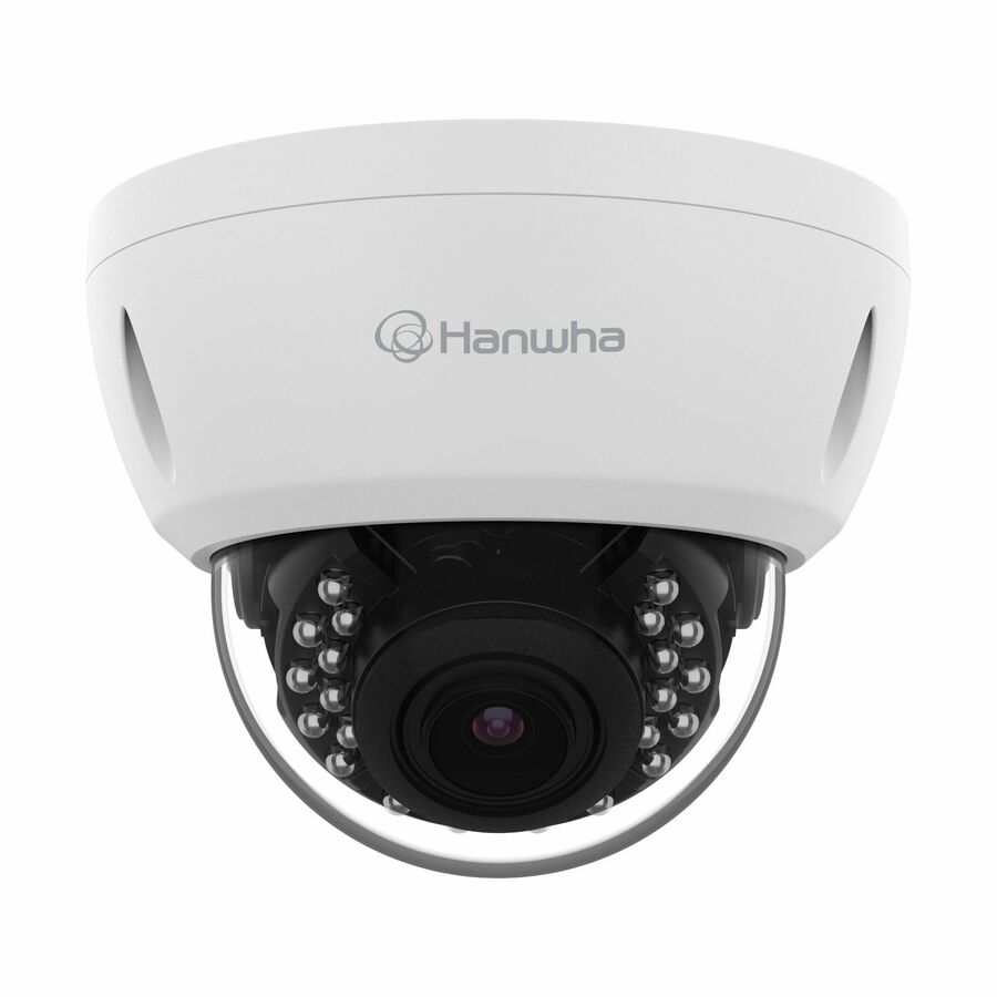 Wisenet ACV-8080R 5 Megapixel Indoor/Outdoor Network Camera - Color - Dome - White