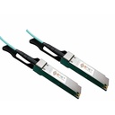 NVIDIA Mellanox MFS1S00-V015E Compatible TAA Compliant 200GBASE-AOC QSFP56 Active Optical Cable 850nm 15m (49.21 ft) OM3 LSZH