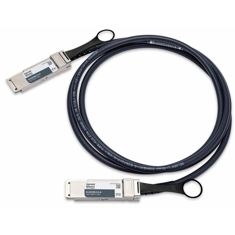 Approved Networks 40GBASE QSFP+ Passive DAC Cable (QSFP+ to QSFP+)