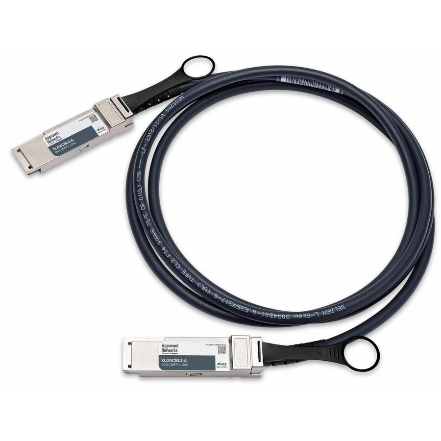 Approved Networks 40GBASE QSFP+ Passive DAC Cable (QSFP+ to QSFP+)