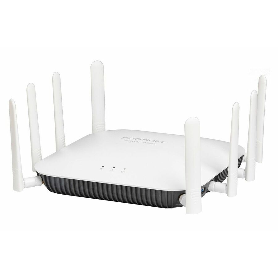 Fortinet FortiAP 433G Tri Band Wi-Fi 6E IEEE 802.11 a/b/d/e/g/h/i/j/k/n/r/v/w/ac/ax 8.16 Gbit/s Wireless Access Point - Indoor