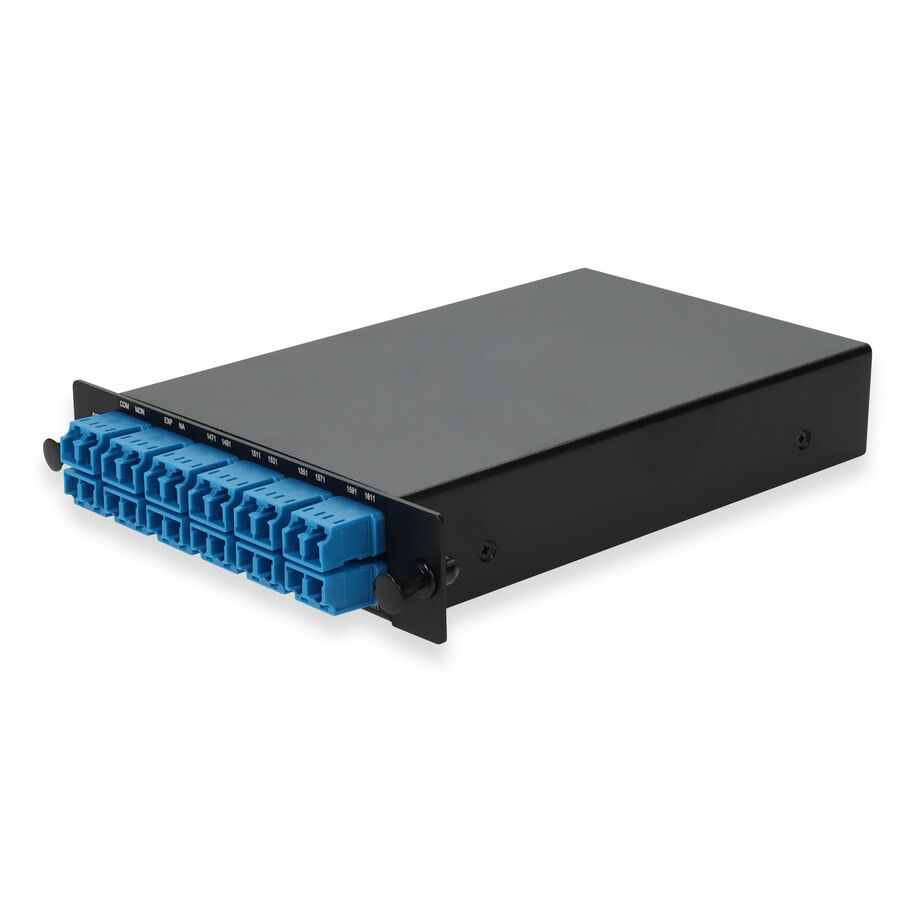 AddOn 8 Channel 1W LGX CWDM MUX and DEMUX (Duplex), 1271nm-1371nm, 1431nm-1451nm with Express Port, Monitor Port, and Duplex UPC/LC Connectors