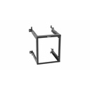 PanZone Adjustable Depth Wall Mount Rack, 12RU, Black
