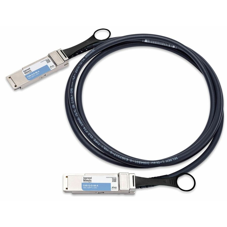 Approved Networks 40GBASE QSFP+ Passive DAC Cable (QSFP+ to QSFP+)