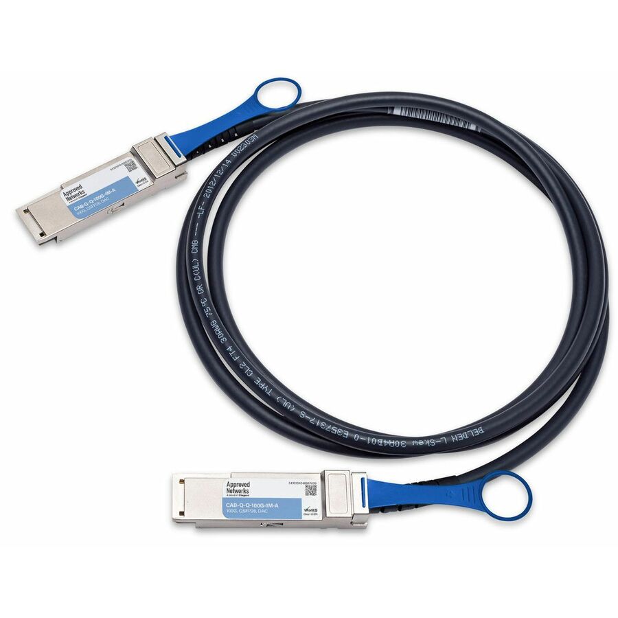 Approved Networks 100GBASE QSFP28 Passive DAC Cable (QSFP28 to QSFP28)