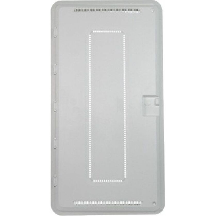 On-Q 30-Inch Plastic Media Enclosure Media Box with Trim Ring and Hinged Door