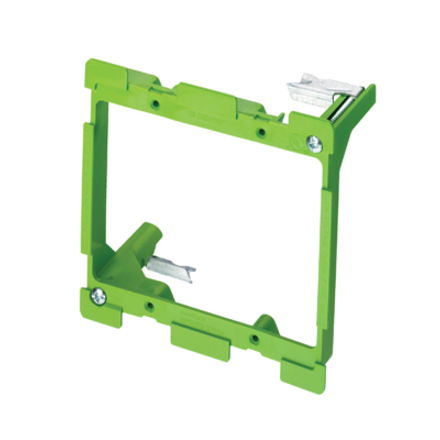 On-Q 2-Gang Low Voltage Retrofit Bracket