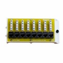 On-Q 8-Port Cat6 Network Interface Module with 8 Ports - Black