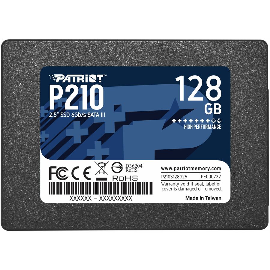 Patriot Memory P210 128 GB Solid State Drive - 2.5" Internal - SATA (SATA/600)