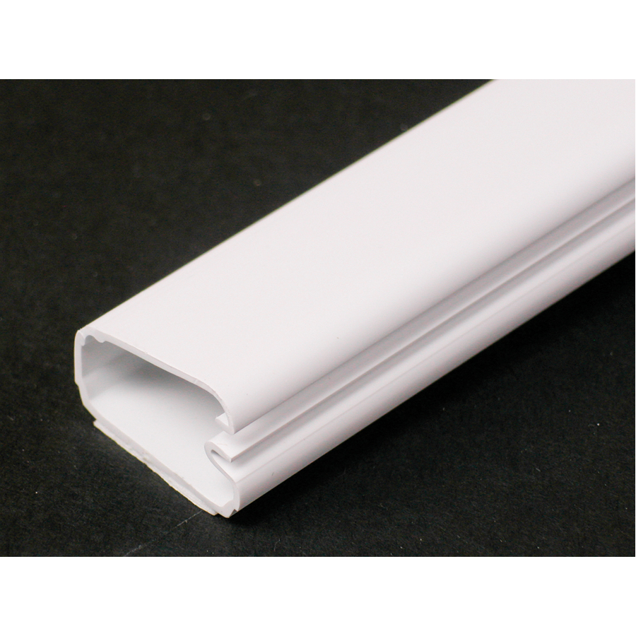 Wiremold 2800 One Piece Latching Raceway, Fog White