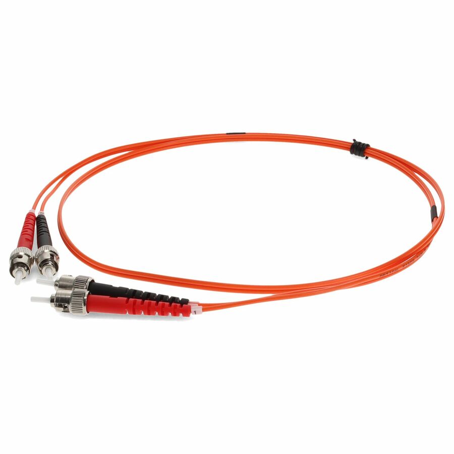 AddOn 3m ST to ST Orange OM2 Duplex OFNR (Riser-Rated) TAA Fiber Patch Cable