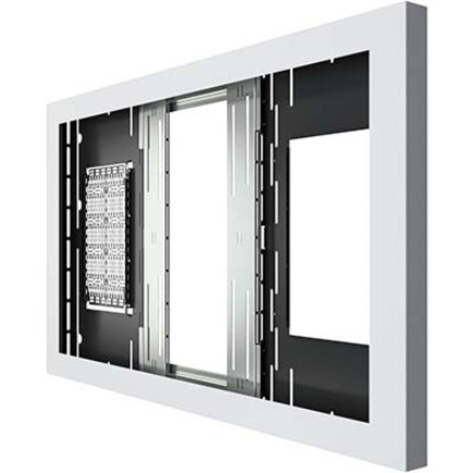 Chief Impact 43 Inch On-Wall Kiosk - Landscape Orientation - White