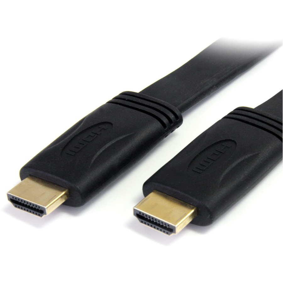 StarTech 6 ft Flat High Speed HDMI Cable with Ethernet - Ultra HD 4k x 2k HDMI Cable - HDMI to HDMI M/M