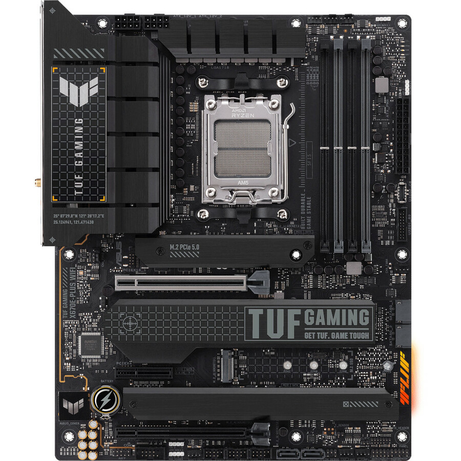 TUF GAMING X670E-PLUS WIFI Gaming Desktop Motherboard - AMD X670 Chipset - Socket AM5 - ATX