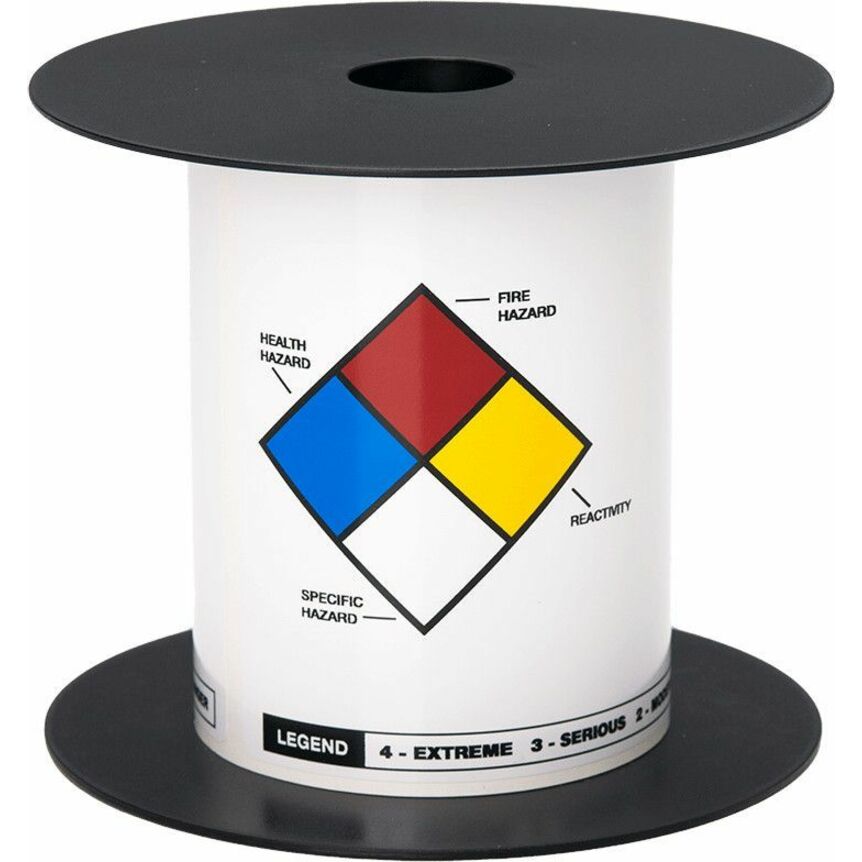 Brother 4in x 6in Color Diamonds Standard Vinyl Die-Cut NFPA Label