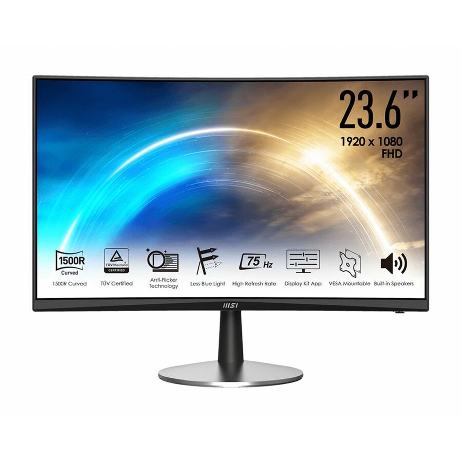 MSI Pro MP242C 24" Class Full HD Curved Screen LCD Monitor - 16:9