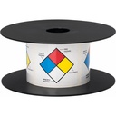 Brother 2in x 2in White Color Diamonds Standard Vinyl Die-Cut NFPA Label