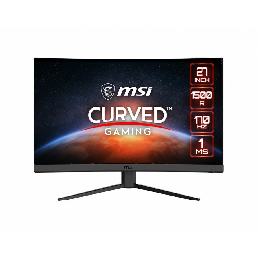 MSI Optix G27C4 E2 27" Class Full HD Curved Screen Gaming LCD Monitor - 16:9 - Black