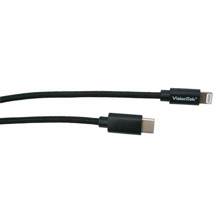 VisionTek USB-C to Lightning MFI 2 Meter Cable (M/M)