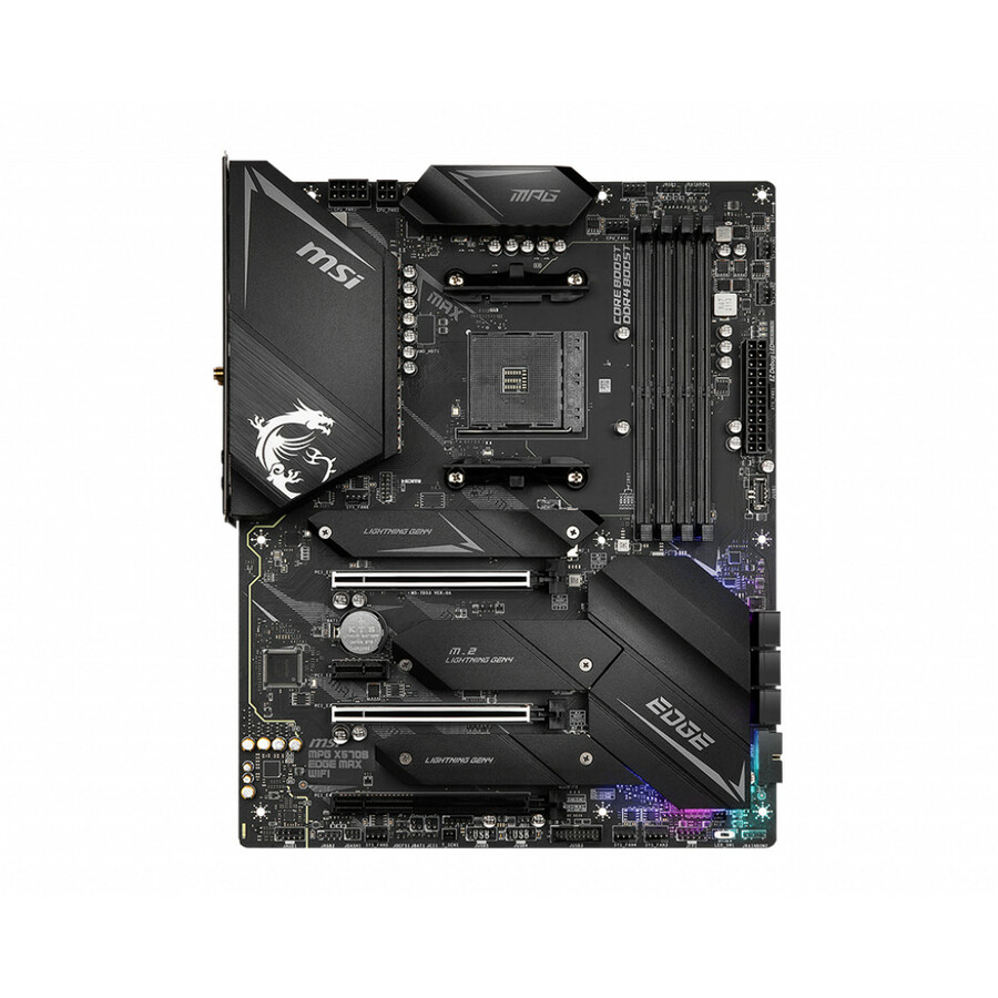 MSI MPG X570S EDGE MAX WIFI Desktop Motherboard - AMD X570 Chipset - Socket AM4 - ATX