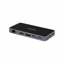 VisionTek VT350 Portable USB-C Docking Station with Power Passthrough