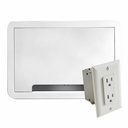 Sanus 9" In-Wall Cable Management TV Media Box - With Power Supply - White