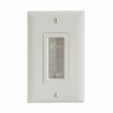 Sanus In-Wall Cable Management Brush Wall Plate - Antique White