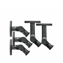 Sanus Satellite Speaker Wall Mount - Tilt and Swivel Speaker Mount - Pack of 5 - Black