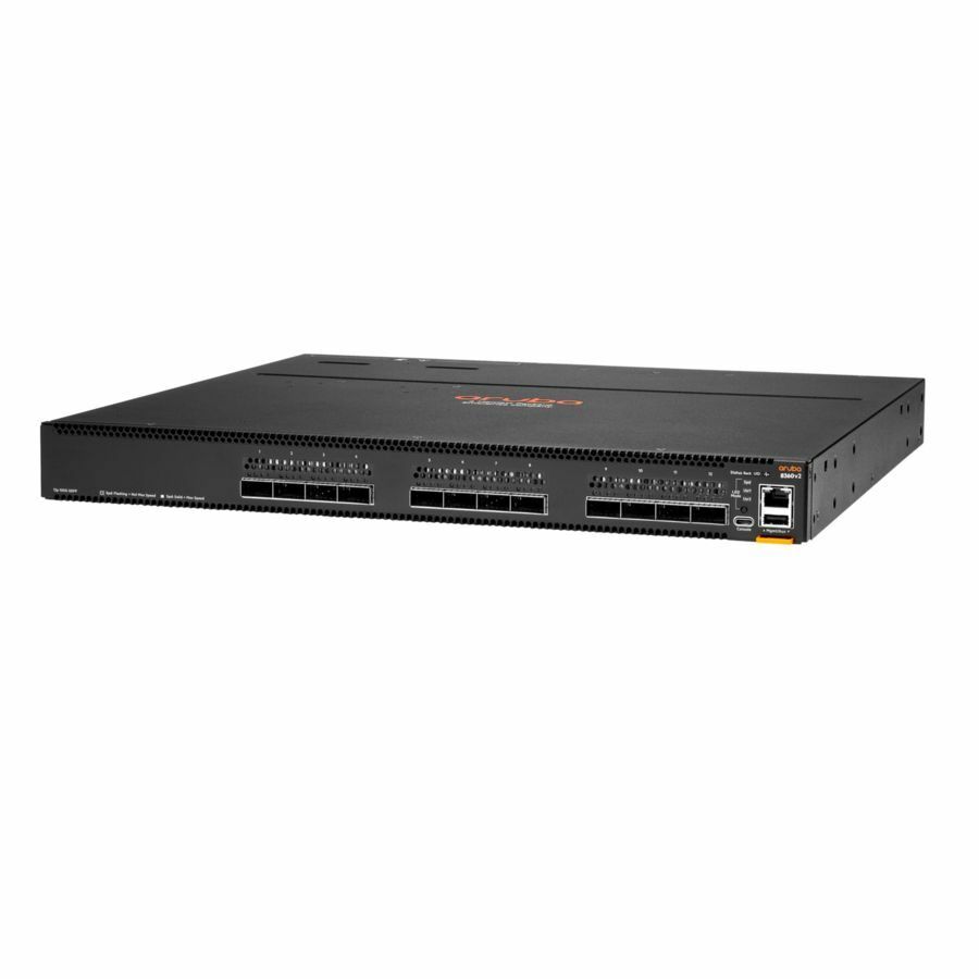 Aruba CX 8360-12C v2 Port-to-Power Airflow 3 Fans 2 PSU Attached Bundle