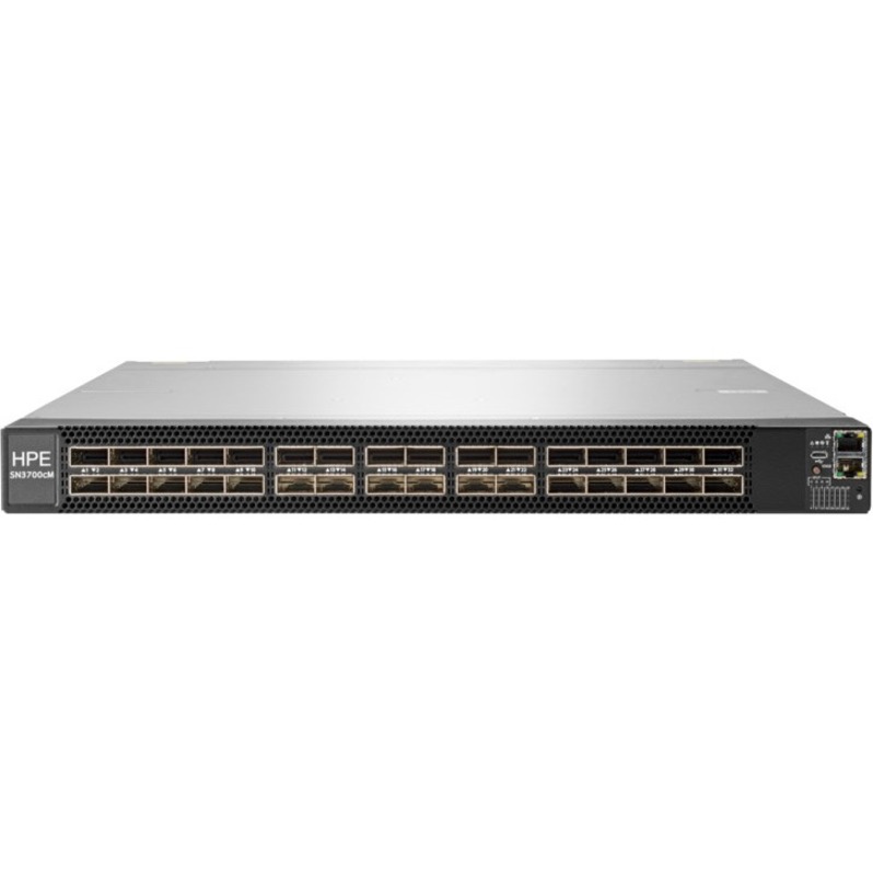 HPE SN3700cM 100GbE 32QSFP28 ONIE Power to Connector Airflow DC Switch
