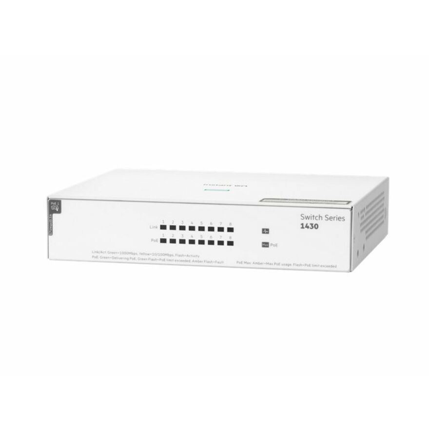 HPE Networking Instant On Switch 8p Gigabit CL4 PoE 64W 1430