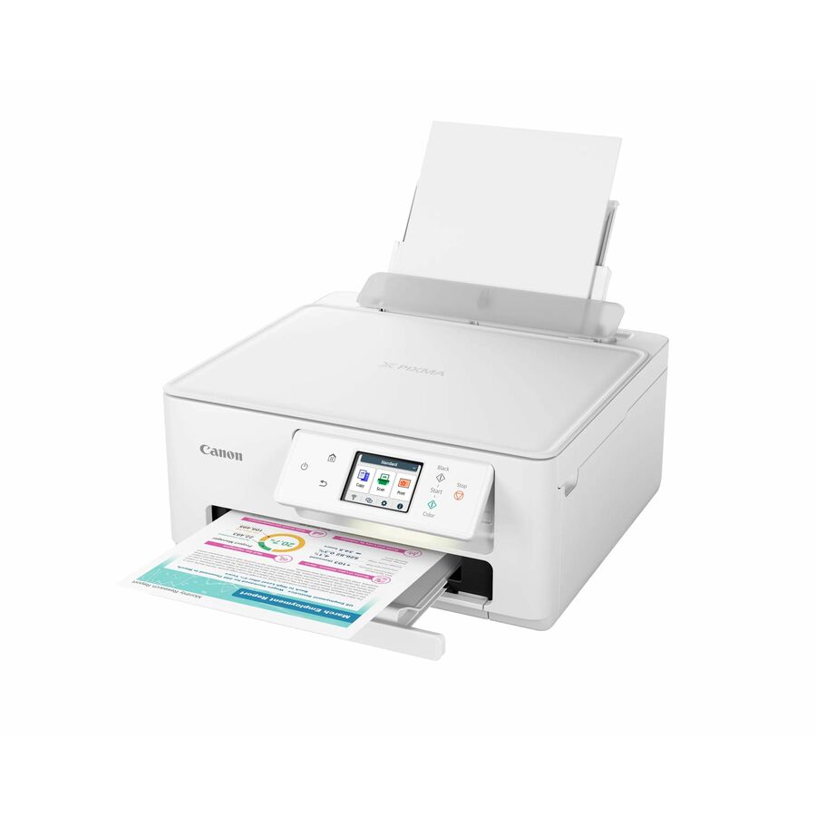Canon PIXMA TR7720 Inkjet Multifunction Printer - Color - White