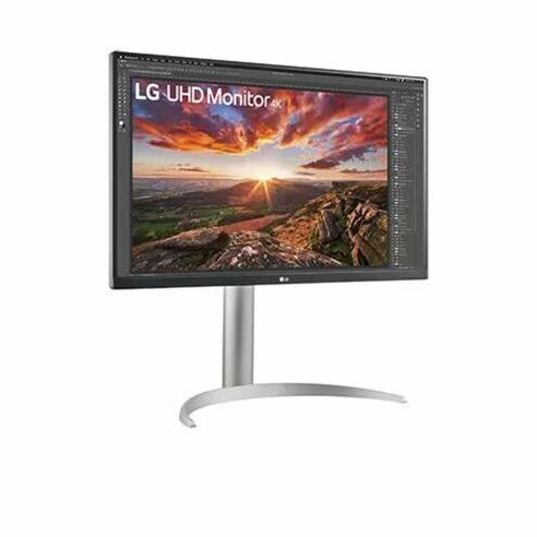 LG 27BP85UK-W 27" Class 4K UHD LCD Monitor - 16:9 - Textured Black