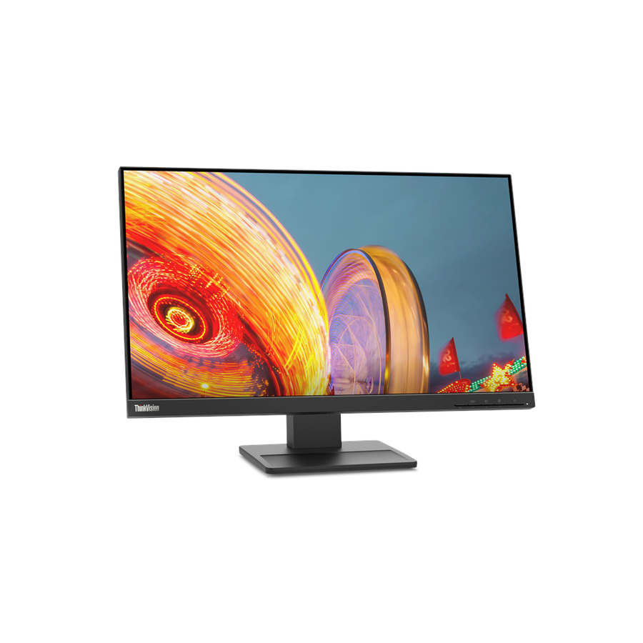 Lenovo ThinkVision E24q-20 24" Class WQHD LED Monitor - 16:9 - Raven Black