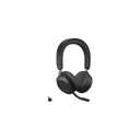 Jabra Evolve2 75 Wireless On-ear Stereo Headset - USB-C - Unified Communication - Black - Binaural - Ear-cup - 3000 cm - Bluetooth - 20 Hz to 20 kHz - MEMS Technology Microphone - Noise Cancelling