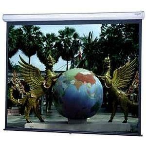 Da-Lite Model C Manual Projector Screen - Manual Screen - High Contrast Matte White - 110in Screen - TAA Compliant