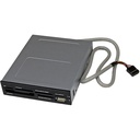 StarTech 3.5in Front Bay 22-in-1 USB 2.0 Internal Multi Media Memory Card Reader, Black, TAA