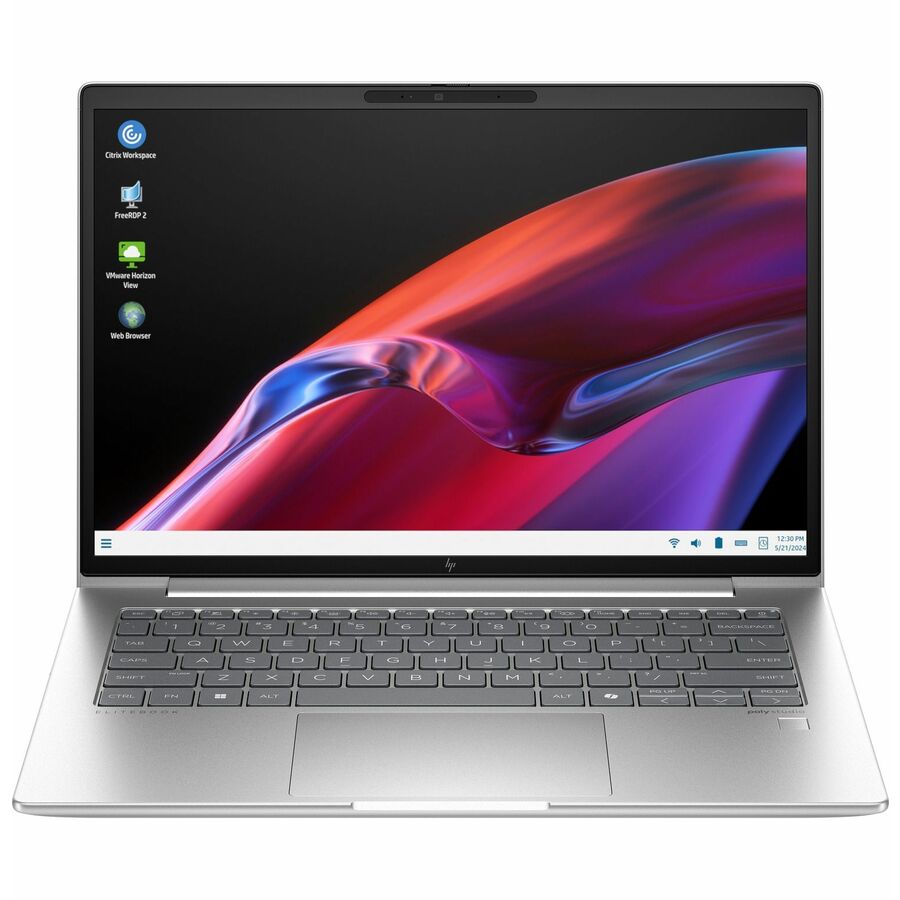HP Elite mt645 G8 14" Thin Client Notebook - WUXGA - 60 Hz - AMD Ryzen 3 7335U - 8 GB - 256 GB SSD - Pike Silver