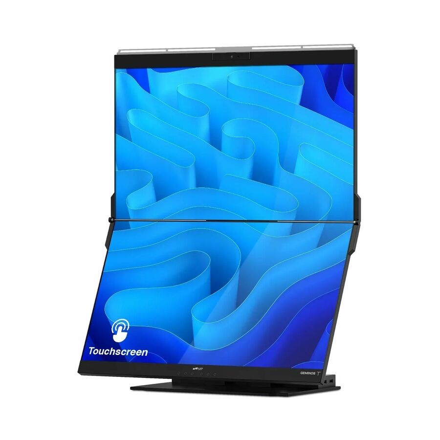 Mobile Pixels Geminos T 24" Dual-Stacked 1080p Monitors with Multi-Touch and Webcam