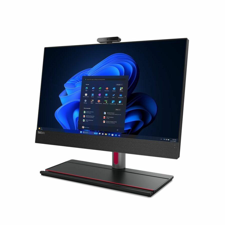 Lenovo ThinkCentre M90a Gen 5 12SH001NUS All-in-One Computer - Intel Core i3 14th Gen i3-14100 - 8 GB - 256 GB SSD - 23.8" Full HD - Desktop - Black