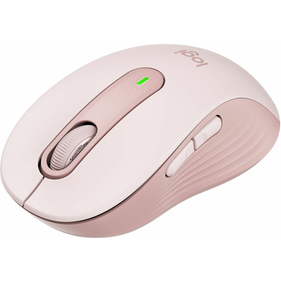 Logitech Signature M650 Wireless Mouse - For Small to Medium Sized Hands, 2-Year Battery, Silent Clicks, Rose