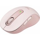 Logitech Signature M650 Wireless Mouse - For Small to Medium Sized Hands, 2-Year Battery, Silent Clicks, Rose