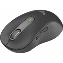 Logitech Signature M650 L Full Size Wireless Mouse - For Large Sized Hands, 2-Year Battery, Silent Clicks, Graphite