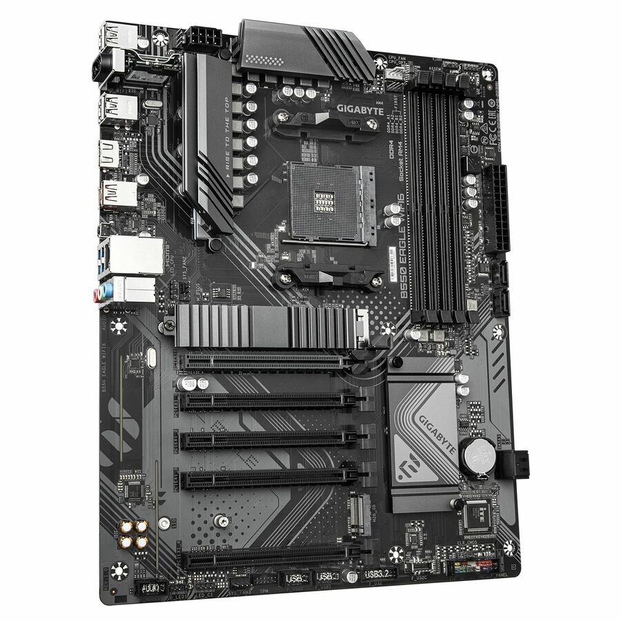 GIGABYTE B550 EAGLE WIFI6 Gaming Desktop Motherboard - AMD B550 Chipset - Socket AM4 - ATX