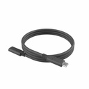 Logitech Reach Camera USB-C Cable Extension Accessory, 1-meter, 3.28 ft, USB Type C (female) to USB Type C (male), 5 Gbps, USB 3.0 - Black