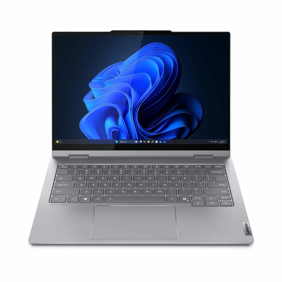 Lenovo ThinkBook 14 G5 IAU 21SQ0000US 14" Touchscreen Convertible 2 in 1 Notebook - WUXGA - Intel Core Ultra 5 225U - 16 GB - 512 GB SSD - English (US) Keyboard - Luna Gray