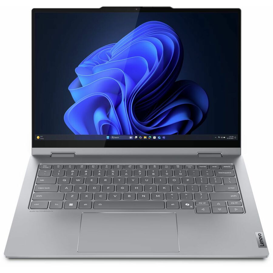Lenovo ThinkBook 14 G5 IAU 21SQ0002US 14" Touchscreen Convertible 2 in 1 Notebook - WUXGA - Intel Core Ultra 7 255U - 16 GB - 512 GB SSD - English (US) Keyboard - Luna Gray