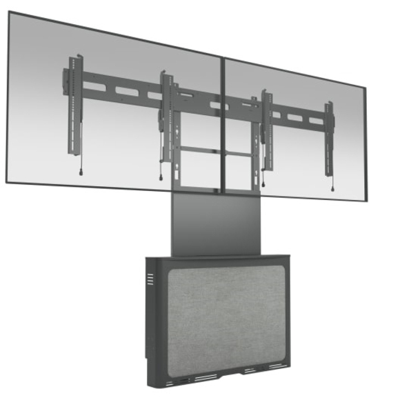 Chief Tempo Dual Display Mount Accessory - For 46-60 Inch Displays - Black