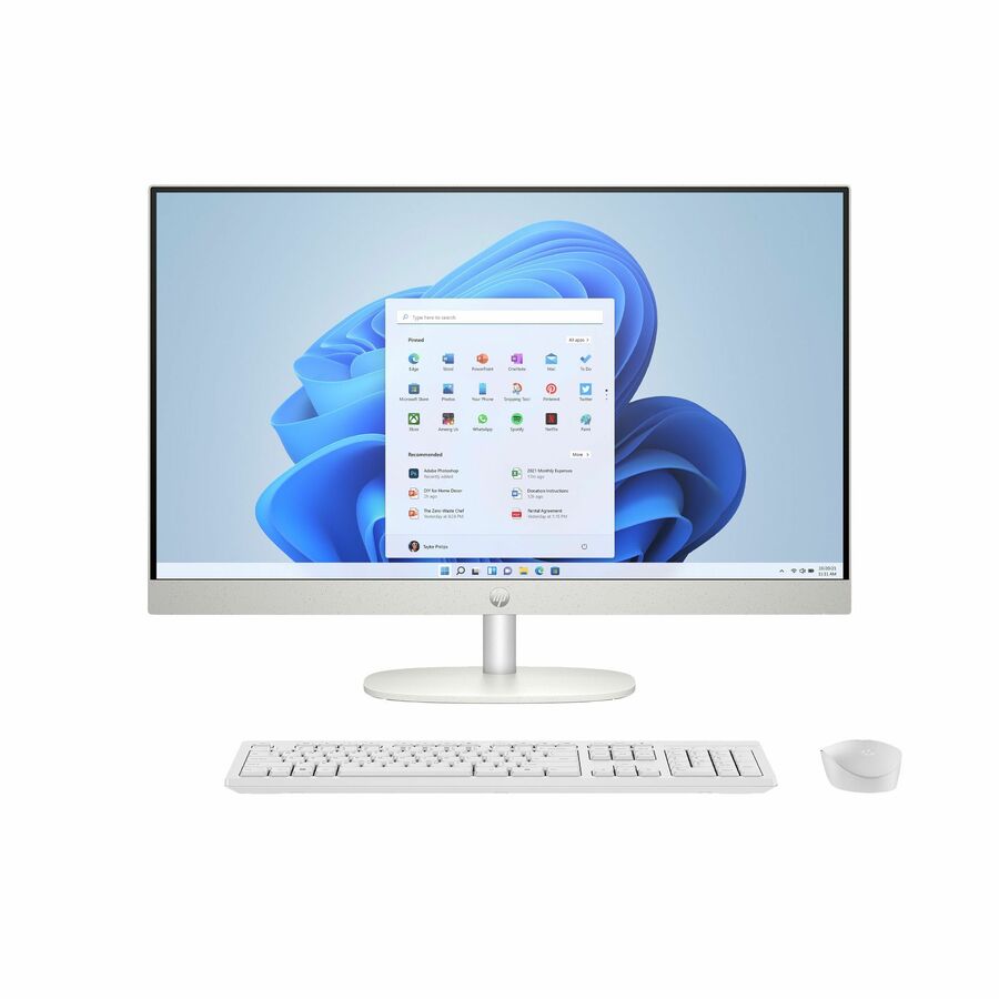 HP 27-cr0000a 27-cr0170 All-in-One Computer - Intel Core i5 13th Gen i5-1335U - 16 GB - 512 GB PCI Express NVMe SSD - 27" Full HD Touchscreen - Desktop - Shell White - Refurbished