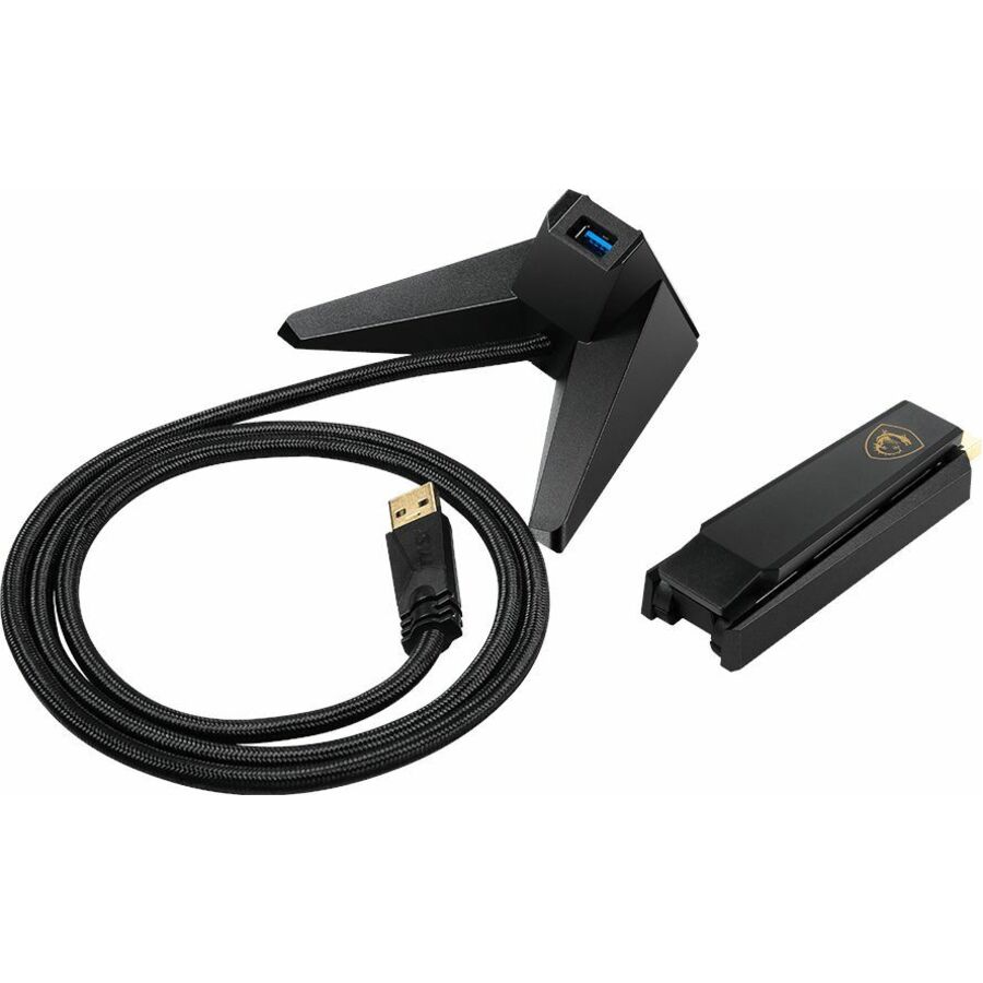 MSI AXE5400 IEEE 802.11 a/b/g/n/ac/ax Tri Band Wi-Fi Adapter for Computer, Notebook